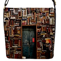 Books Flap Closure Messenger Bag (s) by artworkshop