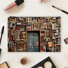 Books Cosmetic Bag (large) by artworkshop