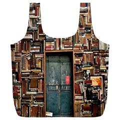 Books Full Print Recycle Bag (xl) by artworkshop