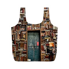 Books Full Print Recycle Bag (m) by artworkshop