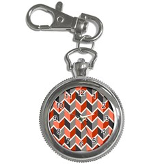 Colorful Zigzag Pattern Wallpaper Free Vector Key Chain Watches by artworkshop