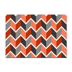 Colorful Zigzag Pattern Wallpaper Free Vector Sticker A4 (100 Pack) by artworkshop