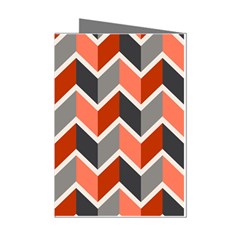 Colorful Zigzag Pattern Wallpaper Free Vector Mini Greeting Cards (pkg Of 8) by artworkshop