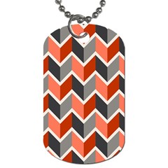 Colorful Zigzag Pattern Wallpaper Free Vector Dog Tag (two Sides) by artworkshop