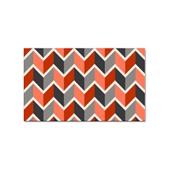 Colorful Zigzag Pattern Wallpaper Free Vector Sticker Rectangular (10 Pack) by artworkshop