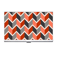 Colorful Zigzag Pattern Wallpaper Free Vector Business Card Holder by artworkshop