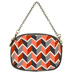 Colorful Zigzag Pattern Wallpaper Free Vector Chain Purse (two Sides) by artworkshop