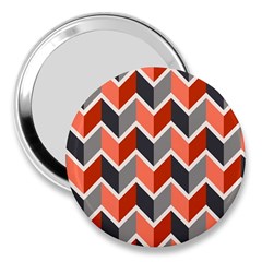 Colorful Zigzag Pattern Wallpaper Free Vector 3  Handbag Mirrors by artworkshop