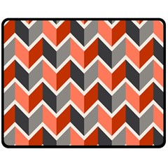 Colorful Zigzag Pattern Wallpaper Free Vector Fleece Blanket (medium) by artworkshop