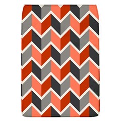 Colorful Zigzag Pattern Wallpaper Free Vector Removable Flap Cover (l)