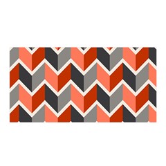 Colorful Zigzag Pattern Wallpaper Free Vector Satin Wrap 35  X 70  by artworkshop