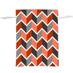 Colorful Zigzag Pattern Wallpaper Free Vector Lightweight Drawstring Pouch (xl) by artworkshop