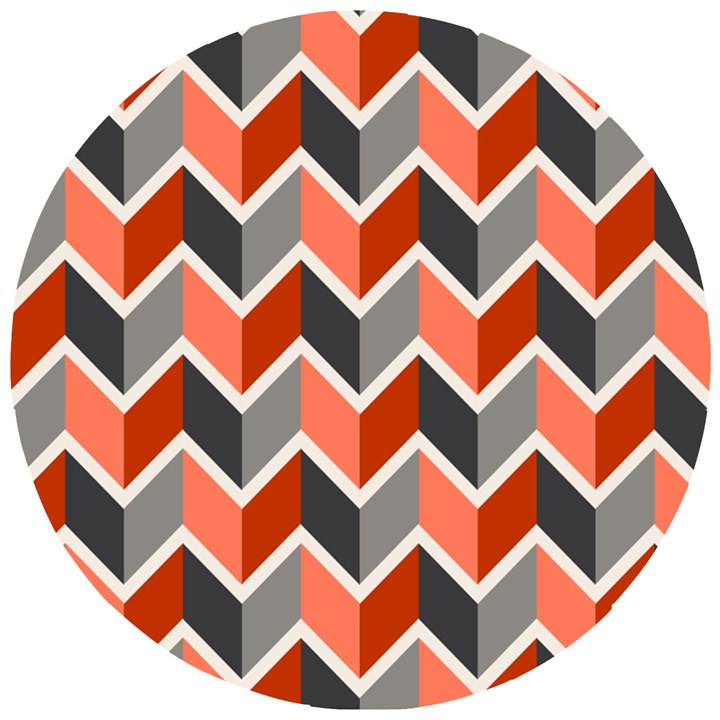 Colorful Zigzag Pattern Wallpaper Free Vector Wooden Puzzle Round