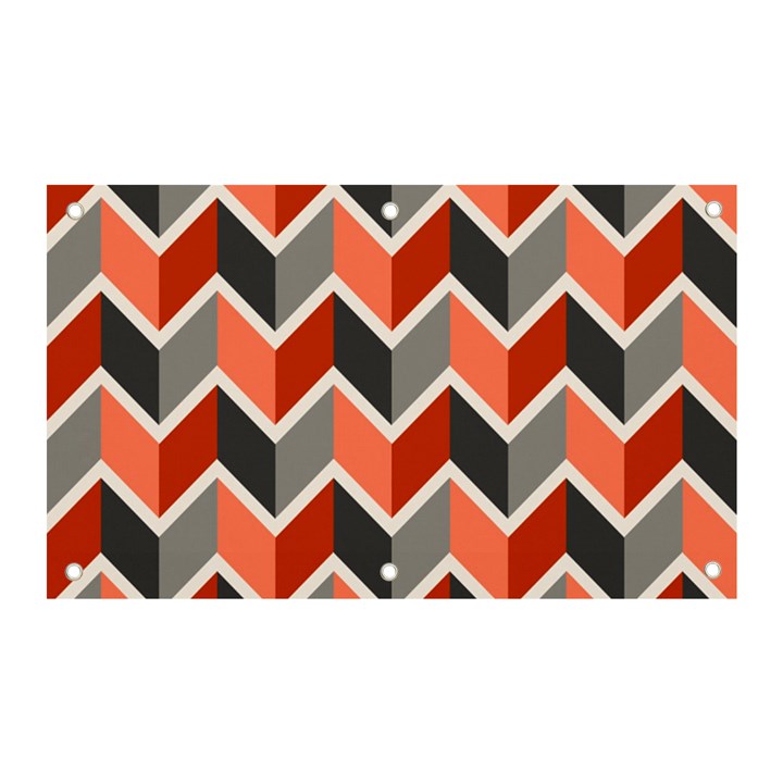 Colorful Zigzag Pattern Wallpaper Free Vector Banner and Sign 5  x 3 