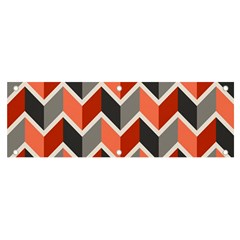 Colorful Zigzag Pattern Wallpaper Free Vector Banner And Sign 6  X 2  by artworkshop