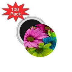 Flowers Wallpaper 1 75  Magnets (100 Pack)  by artworkshop