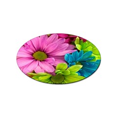 Flowers Wallpaper Sticker Oval (10 Pack) by artworkshop