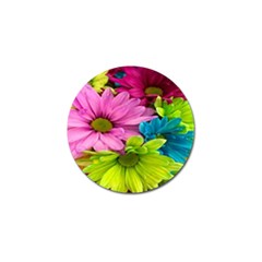 Flowers Wallpaper Golf Ball Marker by artworkshop