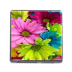 Flowers Wallpaper Memory Card Reader (square 5 Slot) by artworkshop