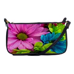 Flowers Wallpaper Shoulder Clutch Bag by artworkshop