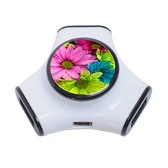 Flowers Wallpaper 3-port Usb Hub by artworkshop