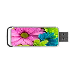 Flowers Wallpaper Portable Usb Flash (one Side) by artworkshop