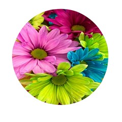 Flowers Wallpaper Mini Round Pill Box (pack Of 5)