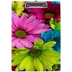 Flowers Wallpaper A4 Acrylic Clipboard by artworkshop