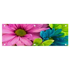 Flowers Wallpaper Banner And Sign 6  X 2  by artworkshop