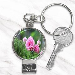 Flowers Nail Clippers Key Chain by artworkshop