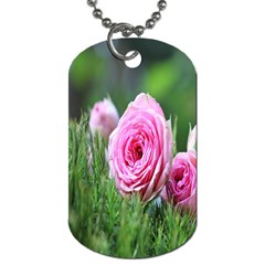 Flowers Dog Tag (one Side) by artworkshop