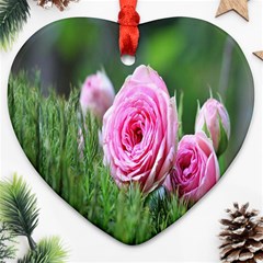 Flowers Heart Ornament (two Sides) by artworkshop