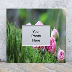 Flowers White Wall Photo Frame 5  X 7  by artworkshop