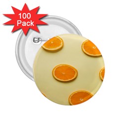 Fruite Orange 2 25  Buttons (100 Pack)  by artworkshop