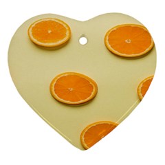 Fruite Orange Ornament (heart)