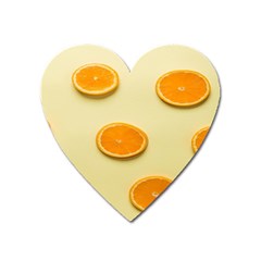 Fruite Orange Heart Magnet by artworkshop