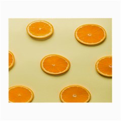 Fruite Orange Small Glasses Cloth (2 Sides) by artworkshop