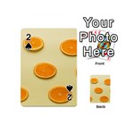 Fruite Orange Playing Cards 54 Designs (Mini) Front - Spade2