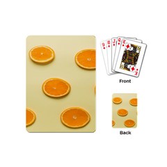 Fruite Orange Playing Cards Single Design (mini) by artworkshop