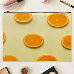 Fruite Orange Cosmetic Bag (xxxl) by artworkshop