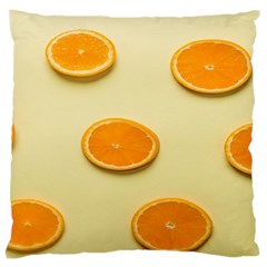 Fruite Orange Large Cushion Case (two Sides) by artworkshop