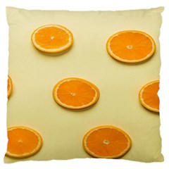 Fruite Orange Standard Premium Plush Fleece Cushion Case (two Sides) by artworkshop