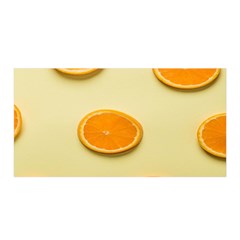 Fruite Orange Satin Wrap 35  X 70  by artworkshop