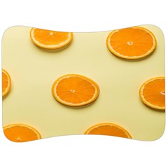 Fruite Orange Velour Seat Head Rest Cushion by artworkshop