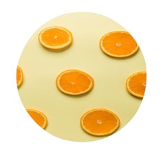 Fruite Orange Mini Round Pill Box by artworkshop