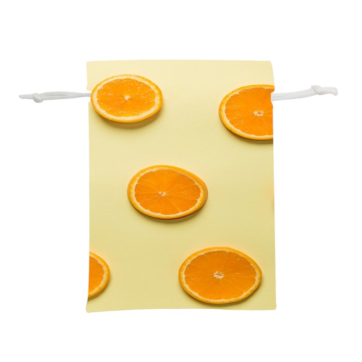 Fruite Orange Lightweight Drawstring Pouch (L)