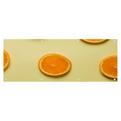 Fruite Orange Banner And Sign 8  X 3  by artworkshop