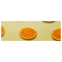 Fruite Orange Banner And Sign 9  X 3  by artworkshop