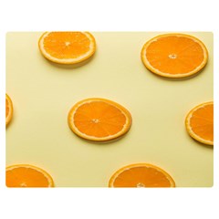 Fruite Orange Premium Plush Fleece Blanket (extra Small) by artworkshop