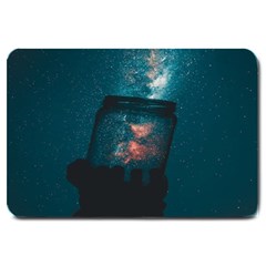 Swimming  Large Doormat by artworkshop